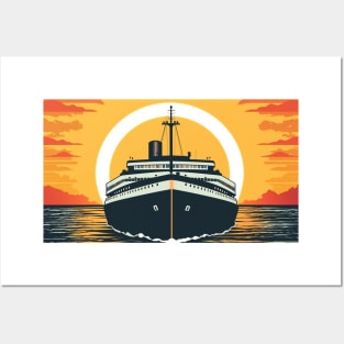 Seafarer's Journey: Unleash Your Inner Adventurer on a Cruise Ship Posters and Art